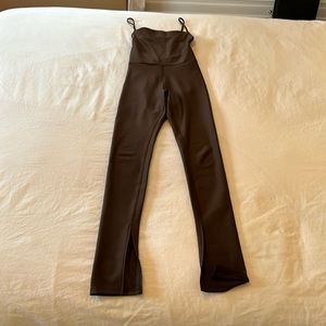 Alo Airlift Disco Days Onesie in Brown